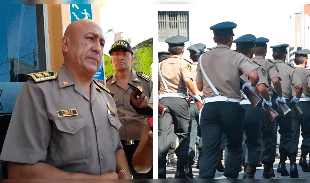 General PNP Julio Díaz y otros seis policías son investigados.