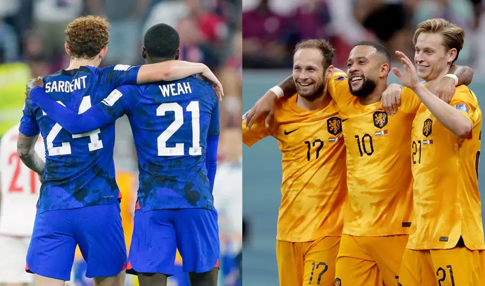 Países Bajos y Estados Unidos se enfrentarán por primera vez de forma oficial. Foto: Twitter @USMNT/Twitter @OnsOranje.