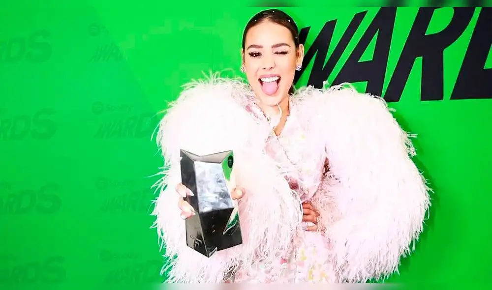 Danna Paola deslumbró con sus looks en los Spotify Awards 2020. Foto: Instagram Danna Paola deslumbró con sus looks en los Spotify Awards 2020. Foto: Instagram