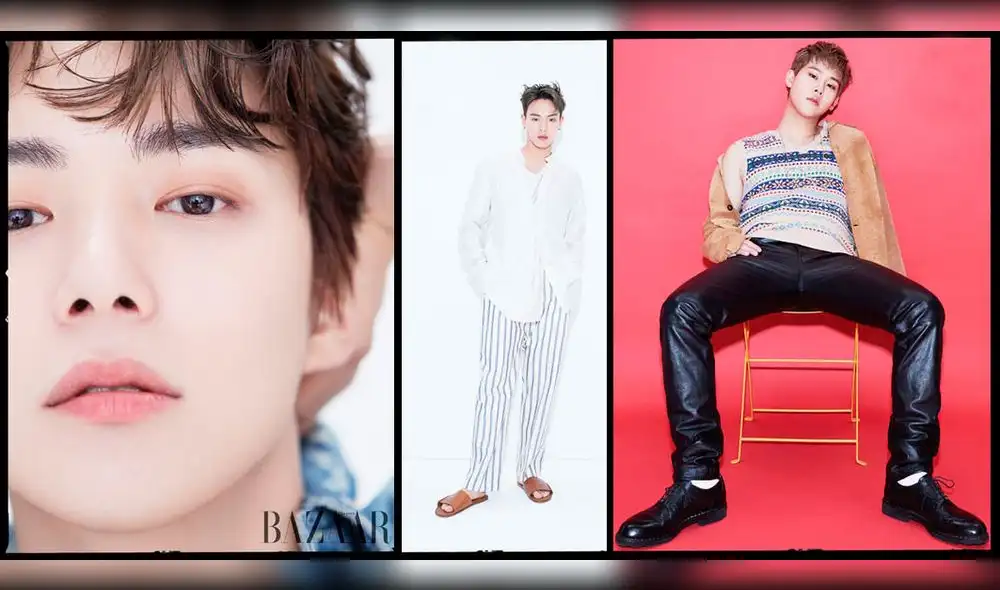 MONSTA X: Shownu, Minhyuk y Jooheon en Editorial fotográfica de HARPER’S BAZAAR.