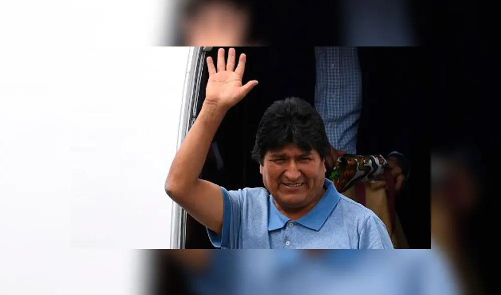 Evo Morales, expresidente de Bolivia. Foto: AFP.