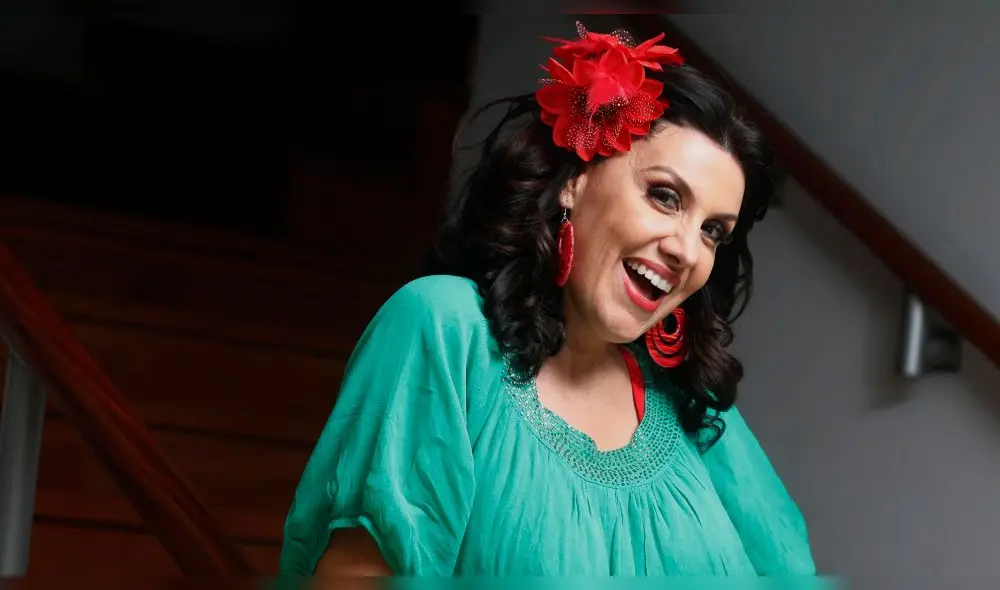 Patricia Portocarrero integrante del elenco "Los Vílchez 2"