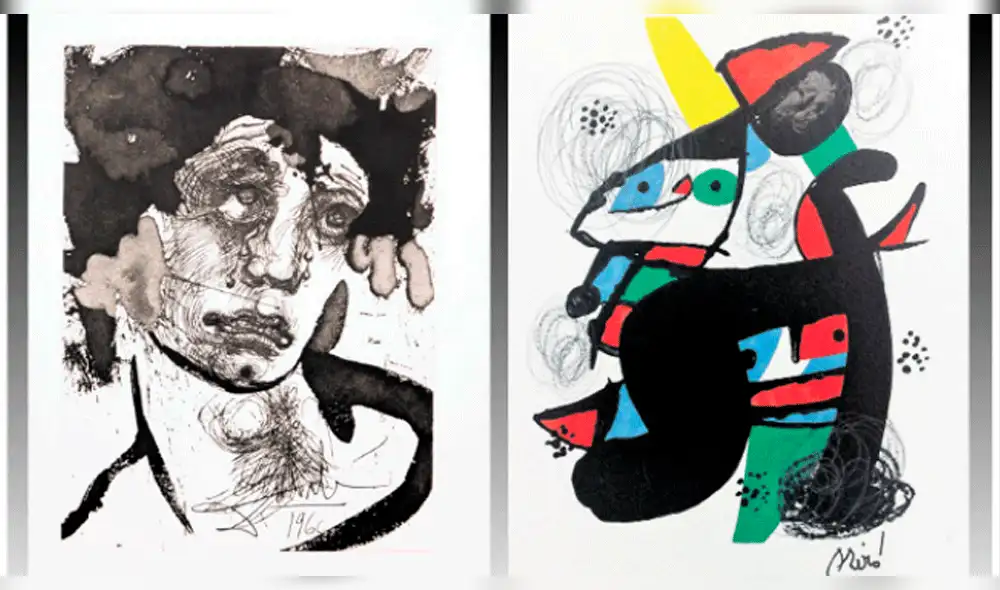 Dalí frente a Miró