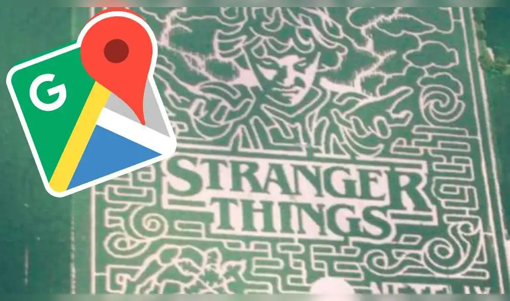 Google Maps: Captan laberinto de Stranger Things en una granja de Estados Unidos [FOTOS]