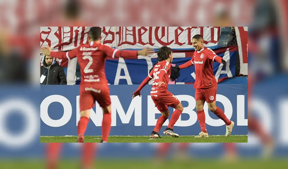 Paolo Guerrero le dio la victoria al Internacional en los octavos de final de la Copa Libertadores 2019. Paolo Guerrero le dio la victoria al Internacional en los octavos de final de la Copa Libertadores 2019.