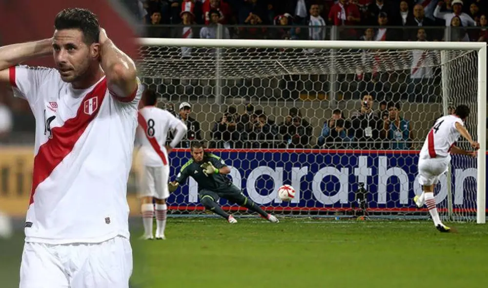 Claudio Pizarro falló el penal ante Argentina a los 2 minutos de empezado el partido. Claudio Pizarro falló el penal ante Argentina a los 2 minutos de empezado el partido.