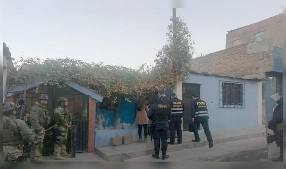 Arequipa. Incautan vivienda que era utilizada en el delito de tráfico ilícito de drogas.
