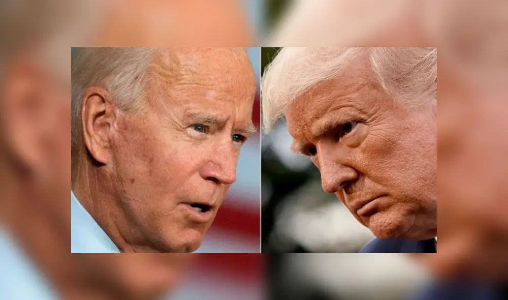 Joe Biden y Donald Trump. Foto: AFP Joe Biden y Donald Trump. Foto: AFP