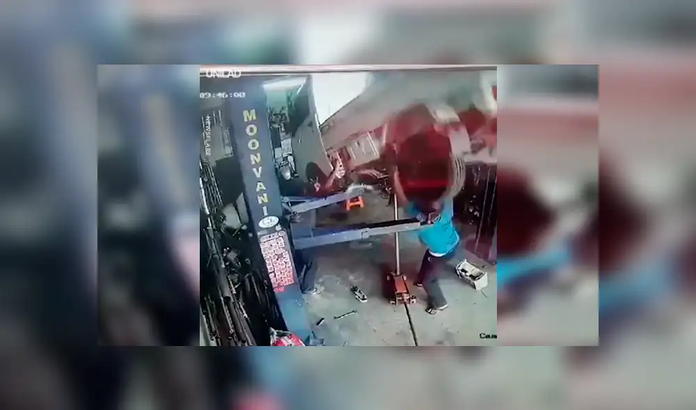 Facebook viral: mecánico comete terrible error al revisar camioneta que puso en peligro su vida [VIDEO]