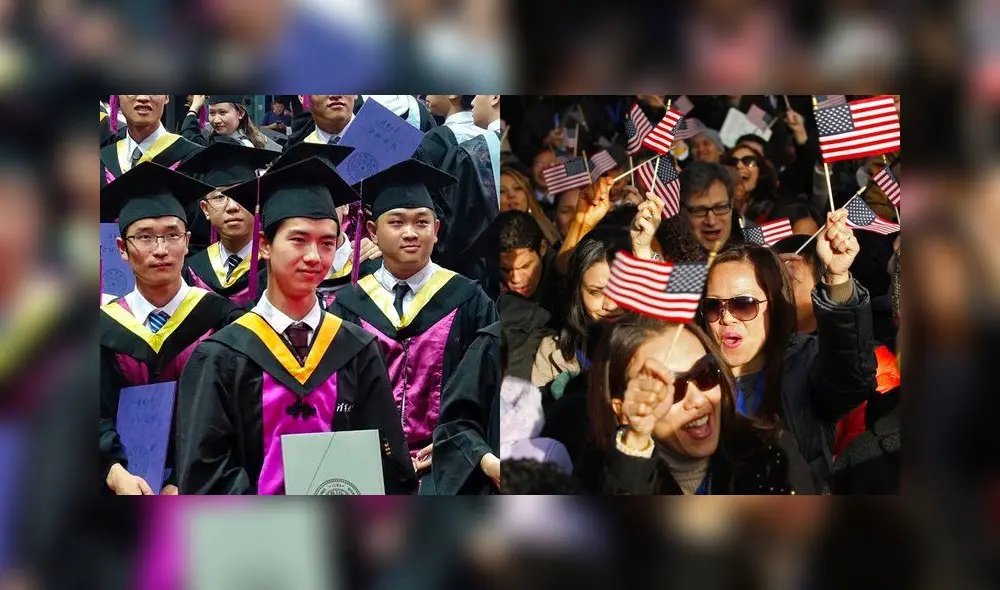 Miles de estudiantes chinos en EE.UU. se verían perjudicados. (Fuente: Revista China Hoy / PBS)