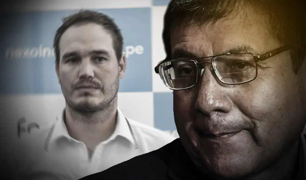 George Forsyth cuestionó en entrevista al legislador accesitario Ángel Neyra. Composición: La República. George Forsyth cuestionó en entrevista al legislador accesitario Ángel Neyra. Composición: La República.