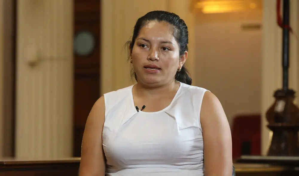 María Bartolo. Foto: Congreso