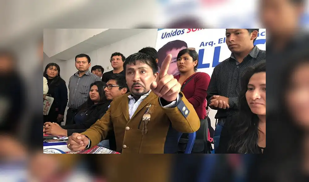 Arequipa: Elmer Cáceres asegura no cambiará su discurso por ganar unos cuantos votos