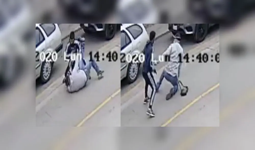 Dos criminales asaltaron a mano armada a un policía que estaba de civil en Surco. Créditos: Latina. Dos criminales asaltaron a mano armada a un policía que estaba de civil en Surco. Créditos: Latina.