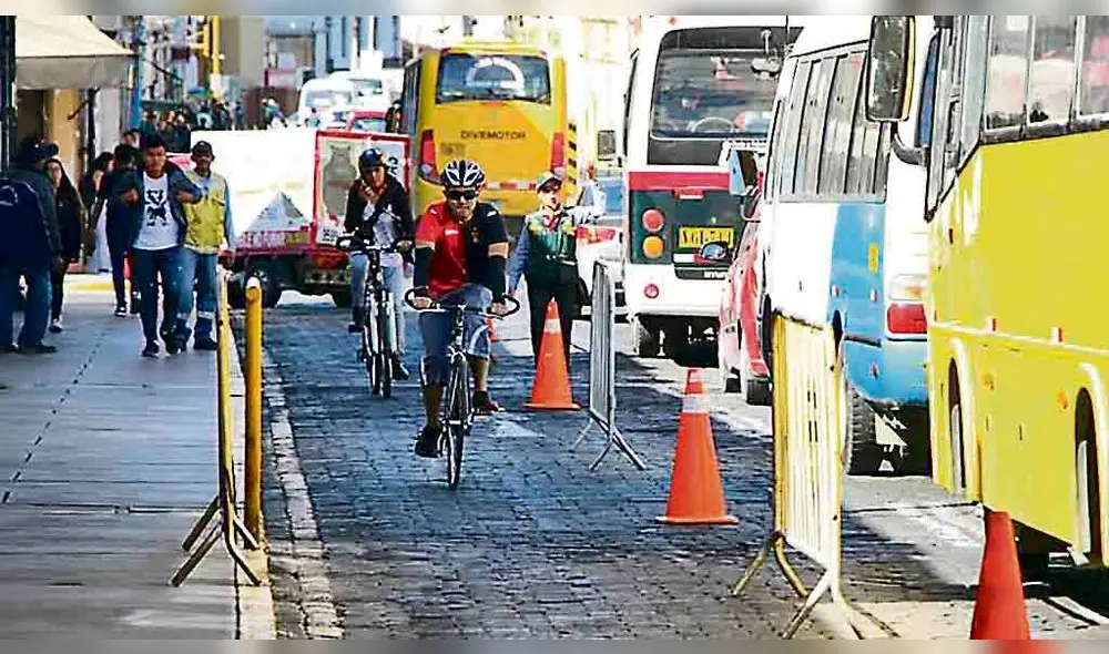 Se construirá la primera ciclovía en el Centro Histórico de Arequipa 