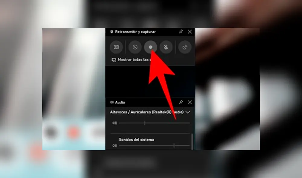 La opción te ayudará a grabar tus gameplays o tus clases virtuales. Foto: Captura / YouTube.