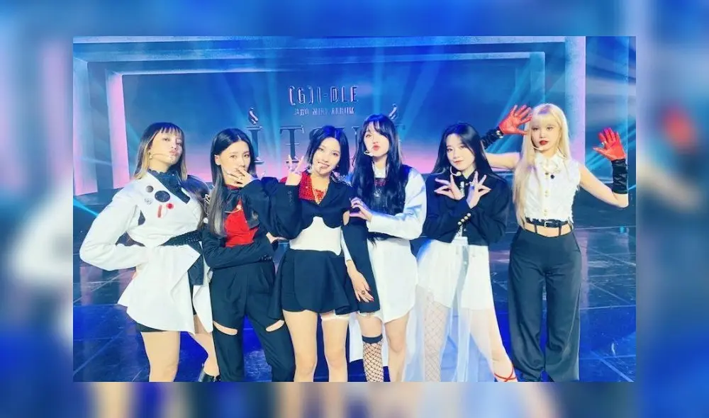 (G)I-DLE en showcase que celebra lanzamiento de su nuevo mini álbum I trust. (G)I-DLE en showcase que celebra lanzamiento de su nuevo mini álbum I trust.