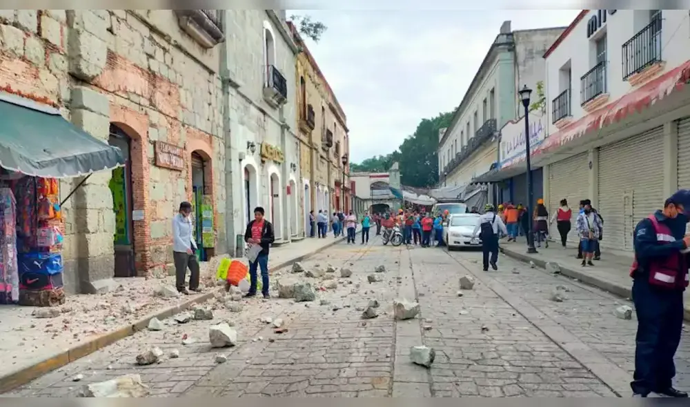 El epicentro del movimiento telúrico fue en el estado de Oaxaca. (Foto: Head Topics)