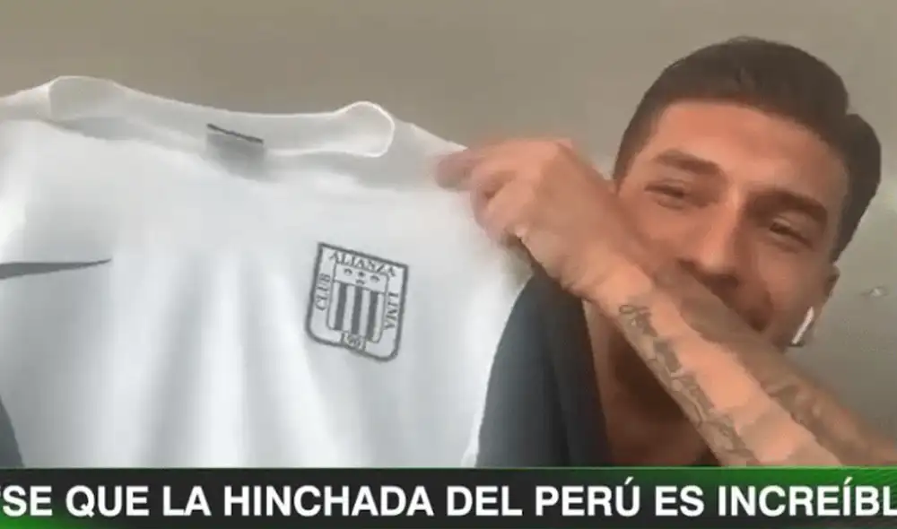 Jean Pierre Rhyner se declaró hincha de Alianza Lima. | Foto: Captura ESPN Jean Pierre Rhyner se declaró hincha de Alianza Lima. | Foto: Captura ESPN