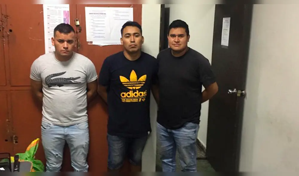 Sujetos quedaron en calidad de detenidos. Sujetos quedaron en calidad de detenidos.