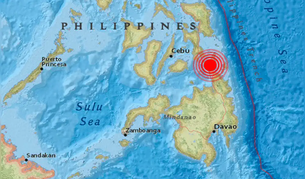 Filipinas: Terremoto de magnitud 5,7 sacude centro del país Filipinas: Terremoto de magnitud 5,7 sacude centro del país