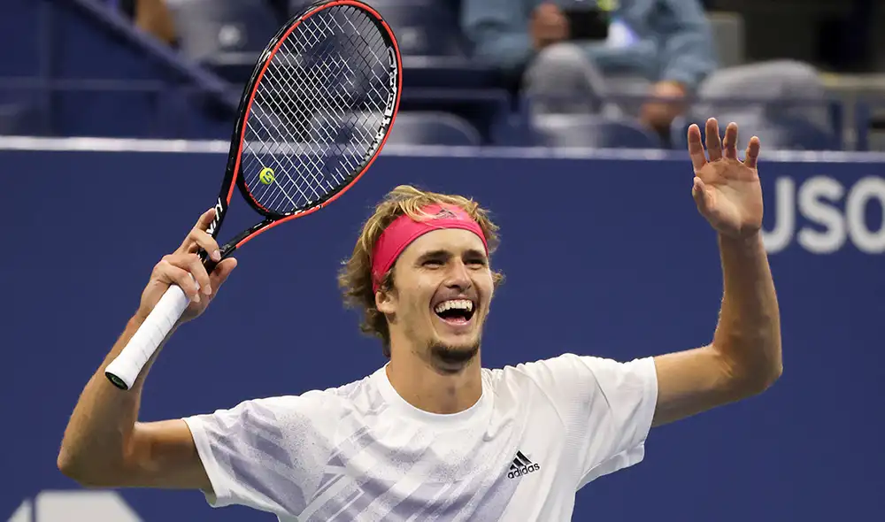 Alexander Zverev derrotó por 3 sets a 2 al español Pablo Carreño y avanzó a la final del US Open 2020. Foto: AFP