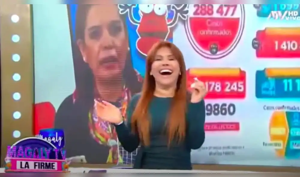 Magaly Medina hizo una singular comparación con sus propias habilidades para las matemáticas. (Foto: Captura ATV)