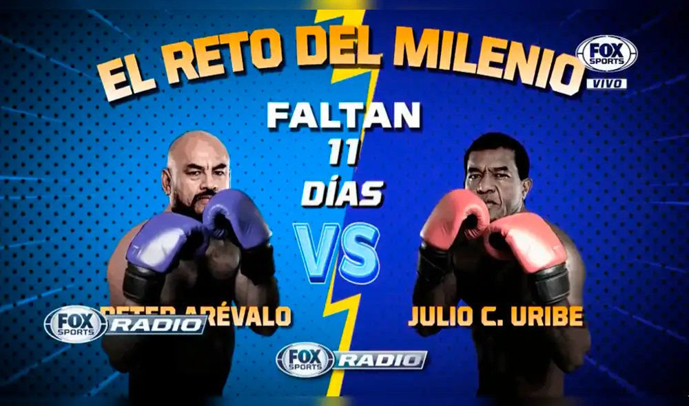 Julio César Uribe vs Peter Arévalo: fecha del combate de box entre ambos comentaristas deportivos [VIDEO]