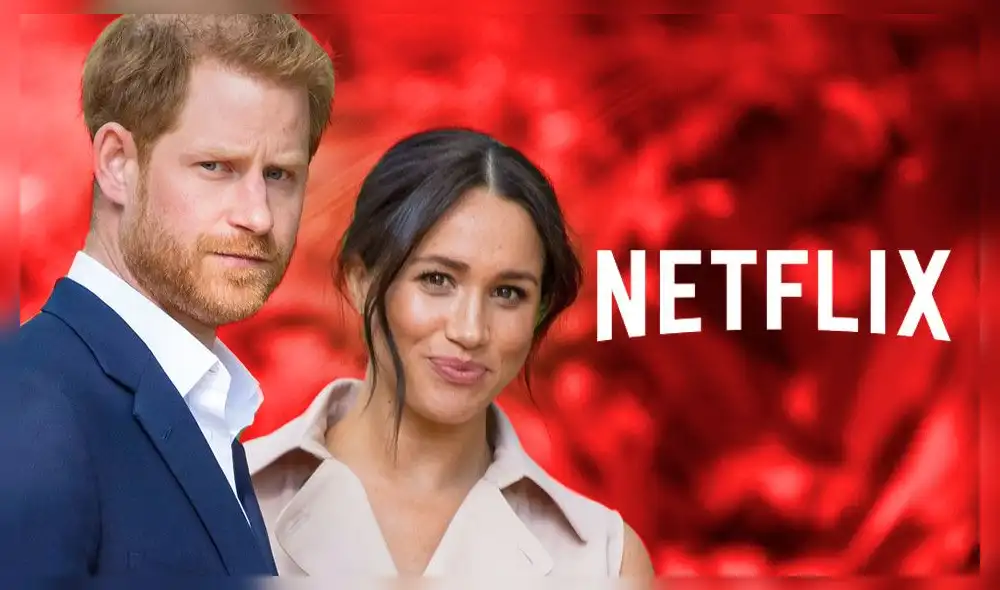 Meghan Markle y el príncipe Harry firmaron un millonario contrato con Netflix. Crédito: fotocomposición