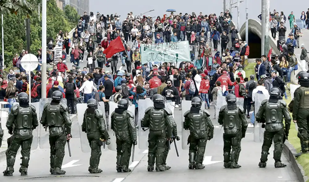 Rechazo. Volvió la protesta, luego de las masivas manifestaciones de noviembre y diciembre. Rechazo. Volvió la protesta, luego de las masivas manifestaciones de noviembre y diciembre.