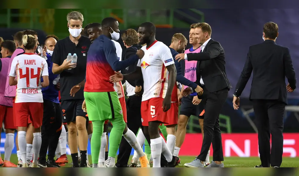 RB Leipzig se enfrentará al PSG en las semifinales de la Champions League. Foto: EFE. RB Leipzig se enfrentará al PSG en las semifinales de la Champions League. Foto: EFE.