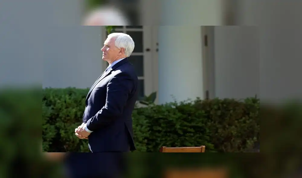 El vicepresidente Mike Pence dio negativo en el test de coronavirus. Foto: EFE