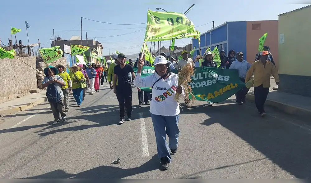 Paro en Islay para recordar consulta por Tía María