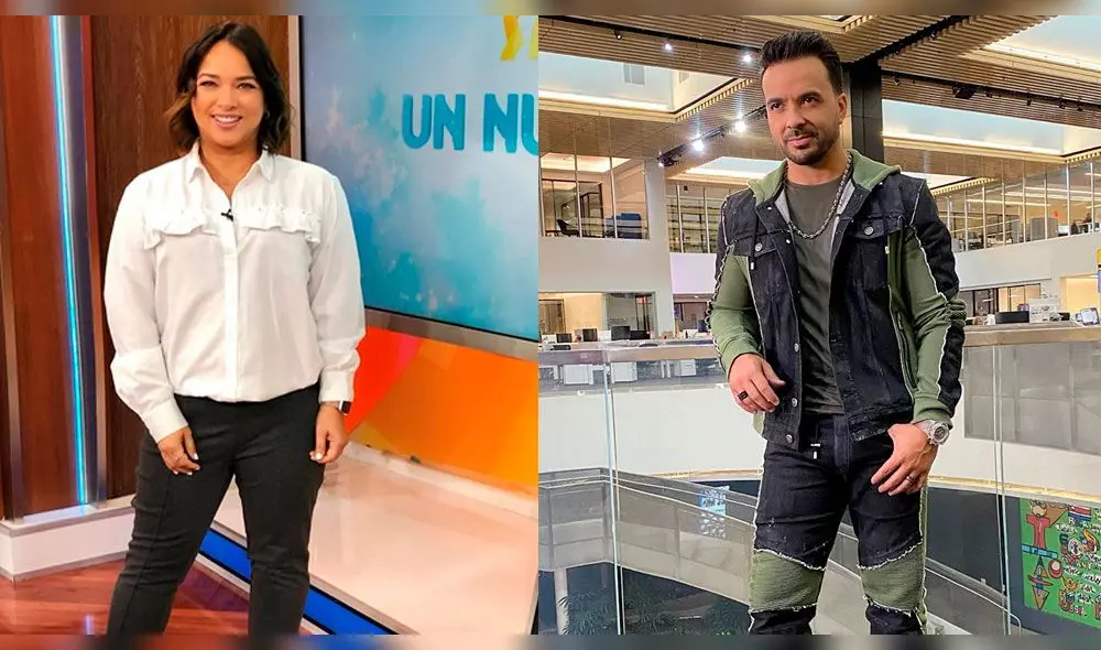 Adamari López y Luis Fonsi pasan incómodo momento en programa "Un Nuevo Día". Foto: Instagram