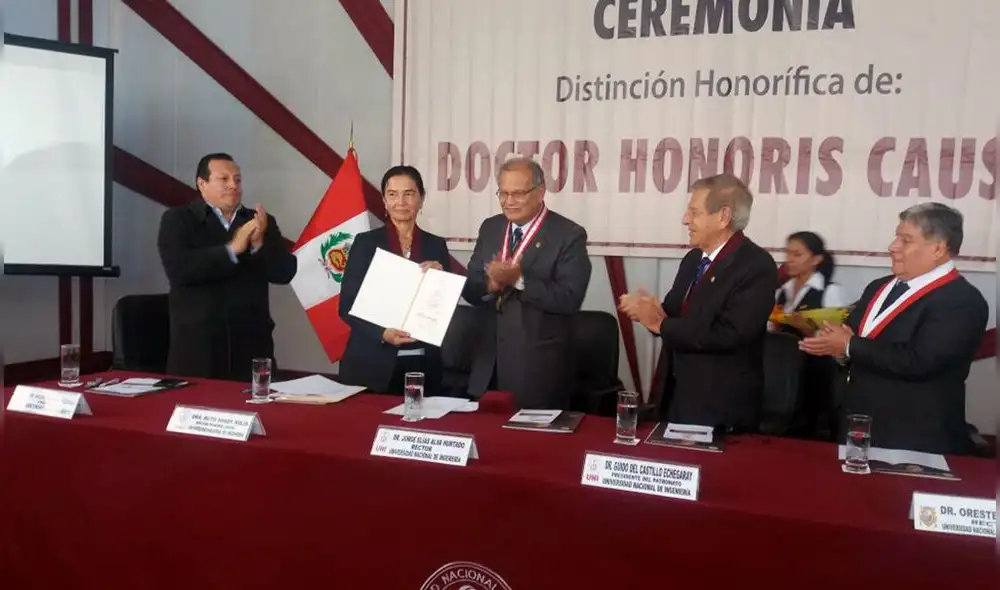 UNI: distinción Honoris Causa para la Dra. Ruth Shady