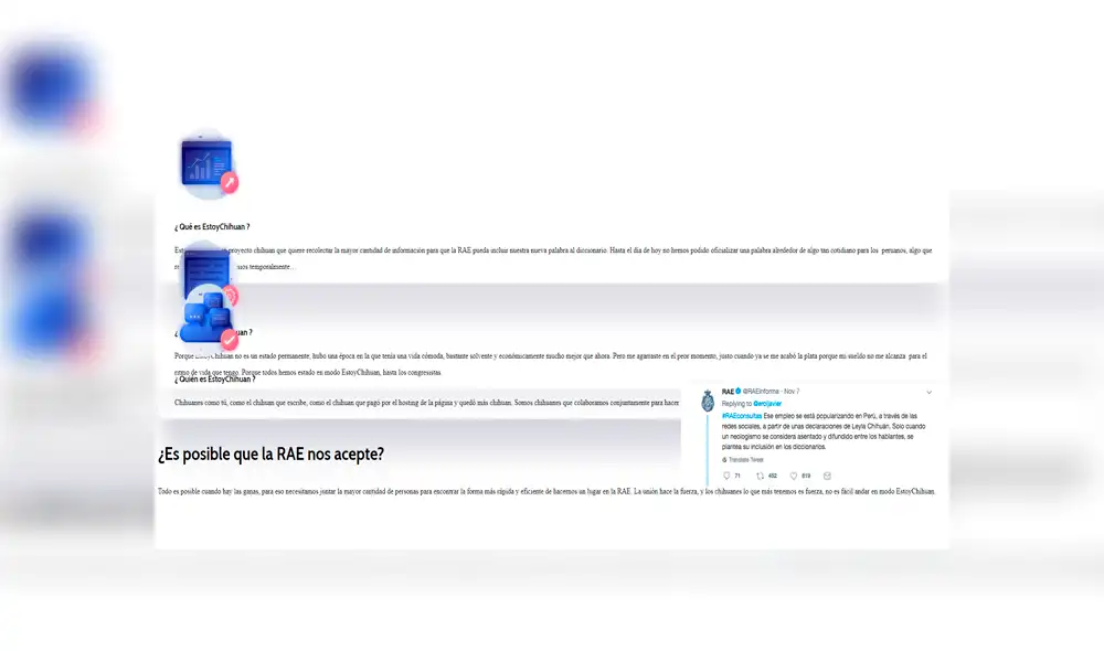 Facebook viral: crean página web para que jerga peruana "estoy chihuán" llegue a la RAE [FOTOS] 