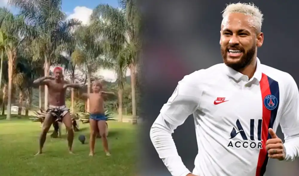 La figura del PSG Neymar Jr debutó en la famosa app TikTok junto a su hijo. (FOTO: Captura/@NeymarJr-TikTok). La figura del PSG Neymar Jr debutó en la famosa app TikTok junto a su hijo. (FOTO: Captura/@NeymarJr-TikTok).