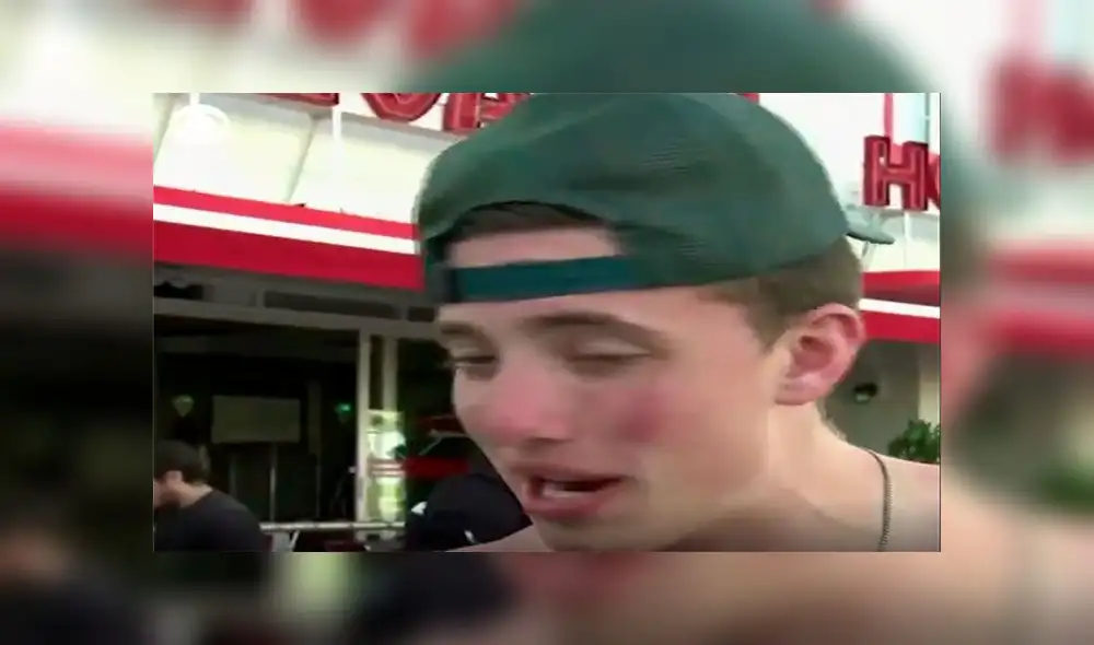 Brady Sluder fue uno de los miles de estadounidenses que estuvieron hace poco de fiesta. Foto: captura Brady Sluder fue uno de los miles de estadounidenses que estuvieron hace poco de fiesta. Foto: captura