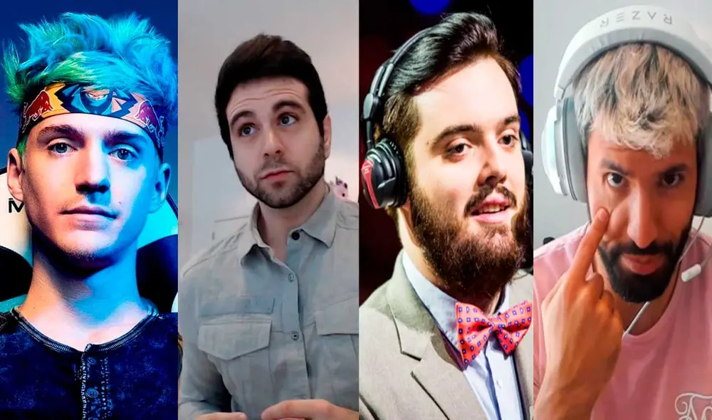 Desliza las imágenes para conocer algunos de los streamers más populares de este 2020. Foto: composición de YouTube Desliza las imágenes para conocer algunos de los streamers más populares de este 2020. Foto: composición de YouTube