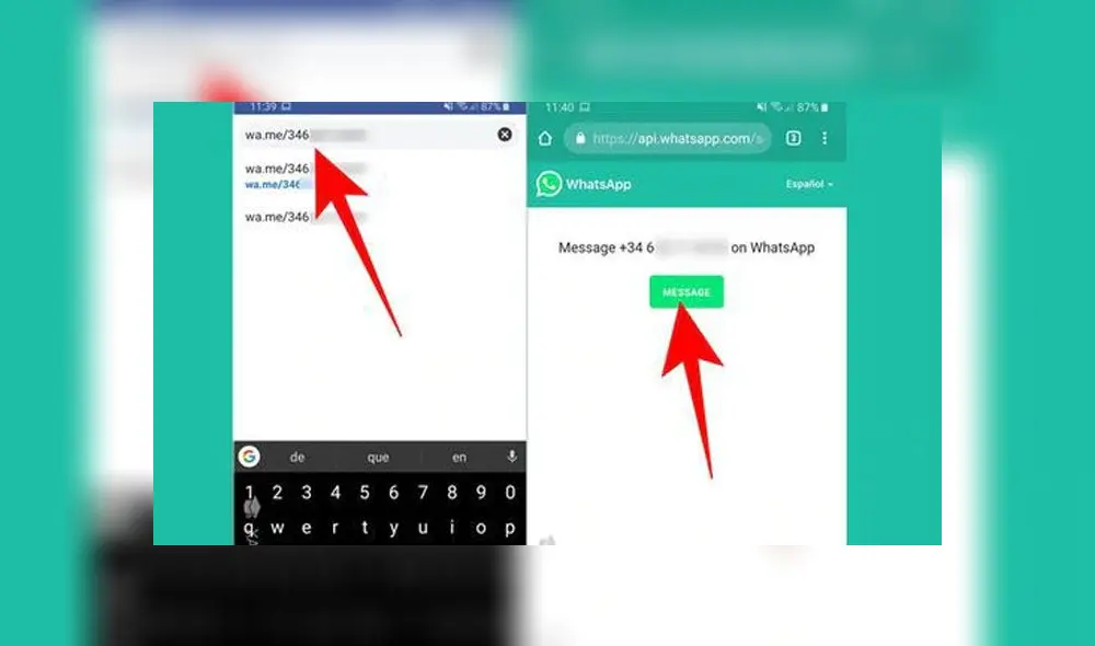 Envía mensajes de WhatsApp sin que pueda ver tu perfil. Envía mensajes de WhatsApp sin que pueda ver tu perfil.