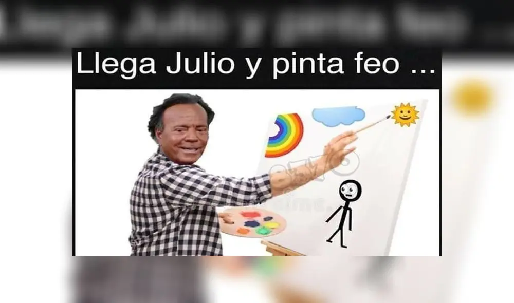 El séptimo mes del año ha comenzado con una ola de memes que tienen como personaje principal a Julio Iglesias. (Foto: Twitter)
