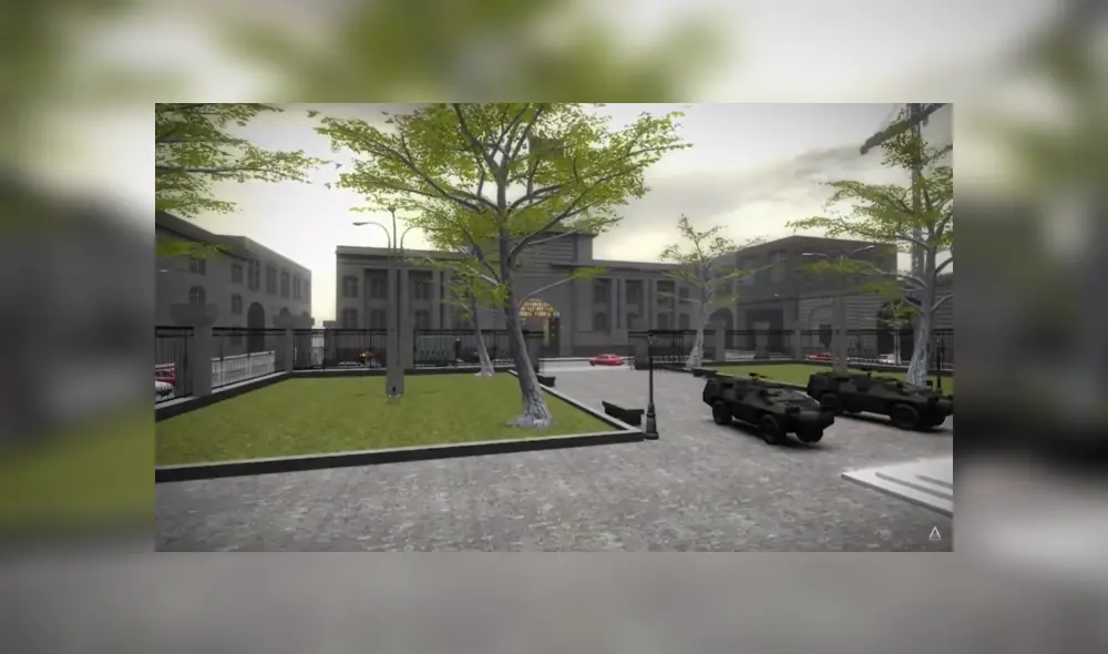 Incluido su característico jardín.