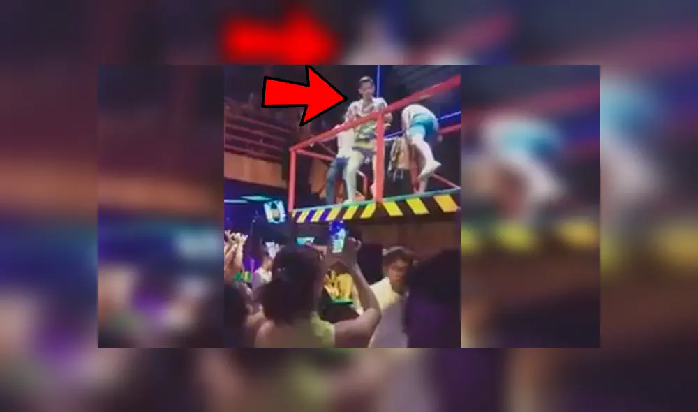 Vía Facebook. Joven quiso demostrar sus dotes artísticos desde un pequeño balcón de discoteca, sin imaginar que todo se saldría de control Vía Facebook. Joven quiso demostrar sus dotes artísticos desde un pequeño balcón de discoteca, sin imaginar que todo se saldría de control
