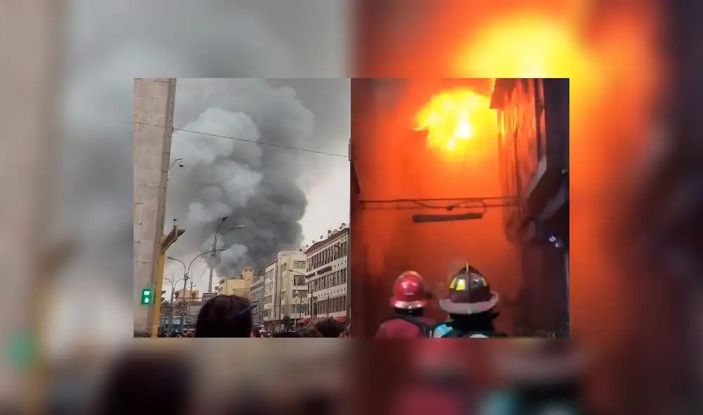 Incendio en Mesa Redonda: fuego se reavivó esta mañana [VIDEO]