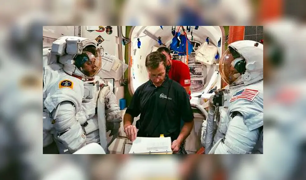 Astronautas de la NASA. Imagen referencial. Astronautas de la NASA. Imagen referencial.