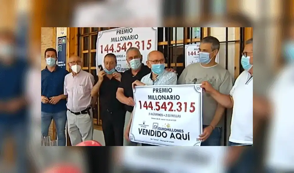 Los quince se hicieron con el pozo de 144 millones de euros. Foto: captura La Sexta. Los quince se hicieron con el pozo de 144 millones de euros. Foto: captura La Sexta.