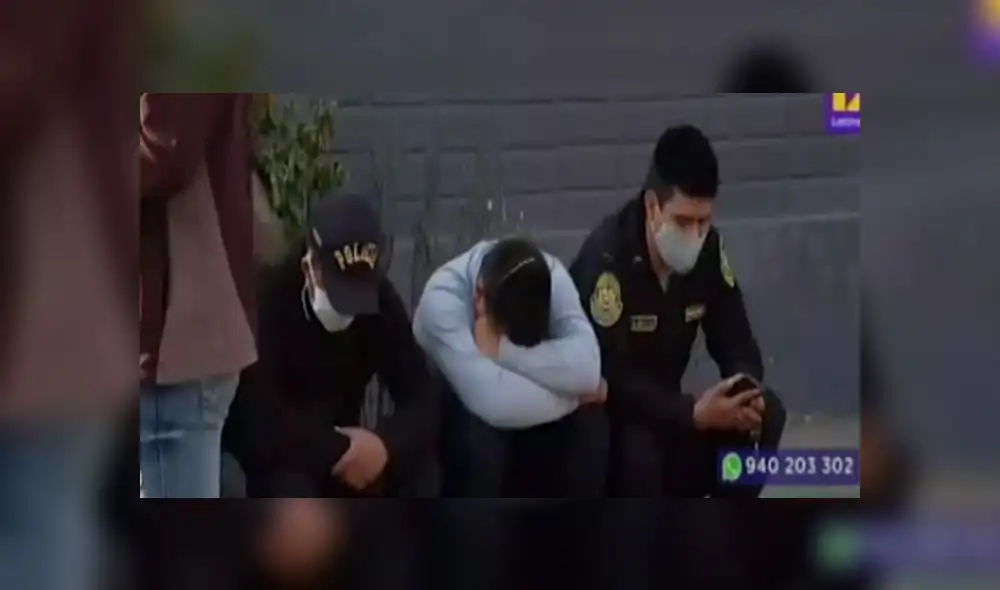 Varios agentes policiales buscan ser atendidos en el Hospital Leguía. Créditos: Captura Latina. Varios agentes policiales buscan ser atendidos en el Hospital Leguía. Créditos: Captura Latina.