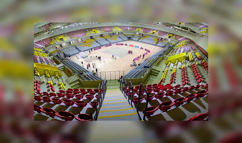 El antes y después del Polideportivo en Villa el Salvador por los Panamericanos.