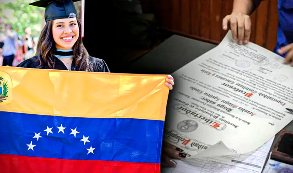 Los venezolanos tienen la posibilidad de validar sus títulos universitarios en Perú. Foto: composición Gerson Cardoso LR/Jacie Rueda/Venezuela Migrante.