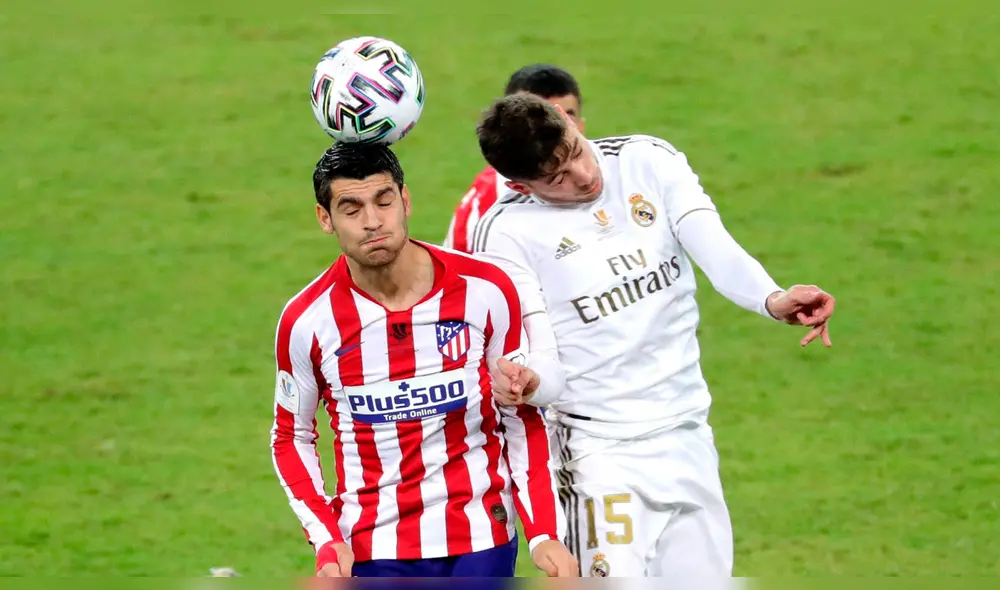 Simeone sobre tarjeta roja de Federico Valverde. Simeone sobre tarjeta roja de Federico Valverde.